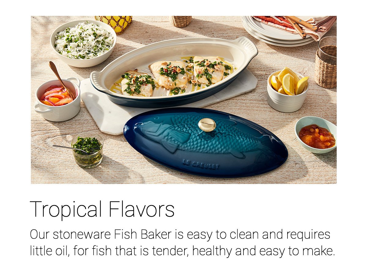 Le Creuset: Bake, Roast, or Broil with the Customer Favorite Fish