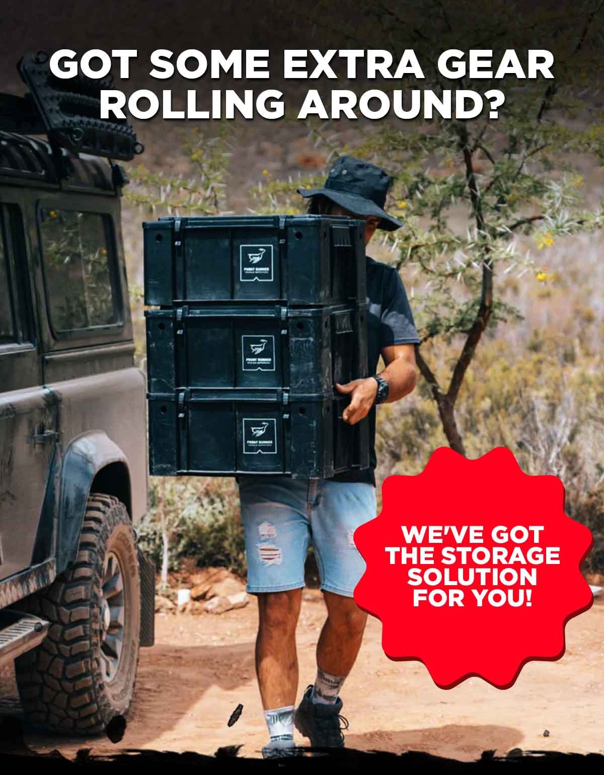 Got Some Extra Gear Rolling Around? We've Got The Storage Solution For You