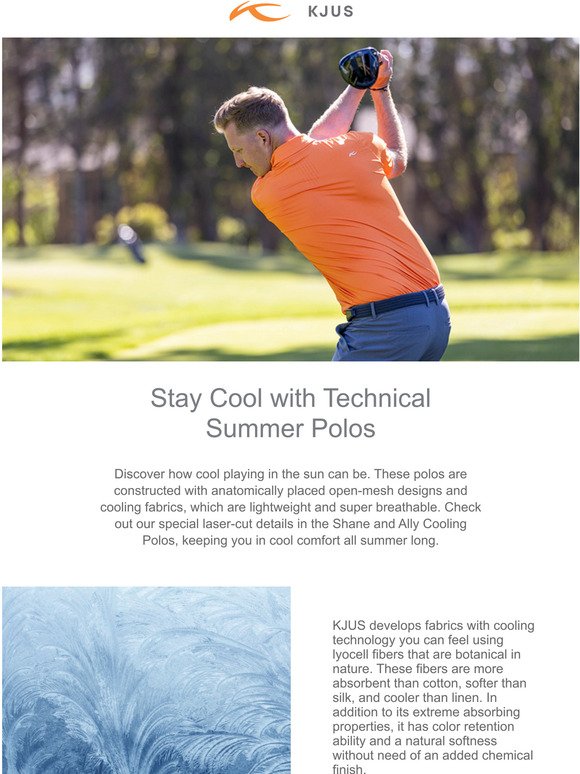 Discover Technical Cooling Polos from KJUS