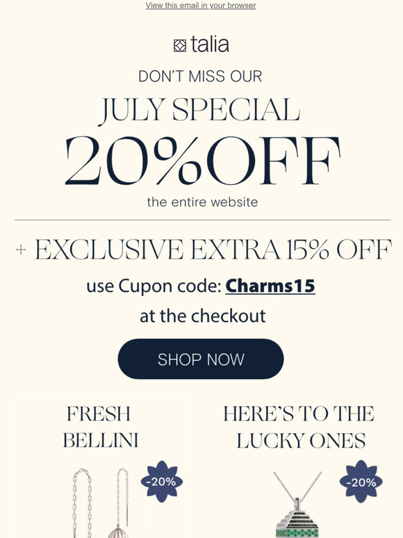 Final Hours: 20%OFF + Exclusive extra 15% OFF