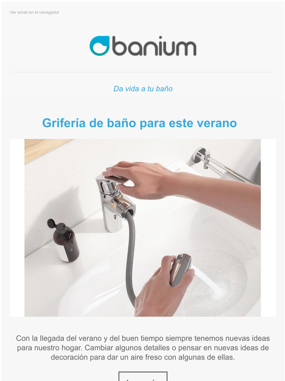Grifería de baño para este verano 🏖️