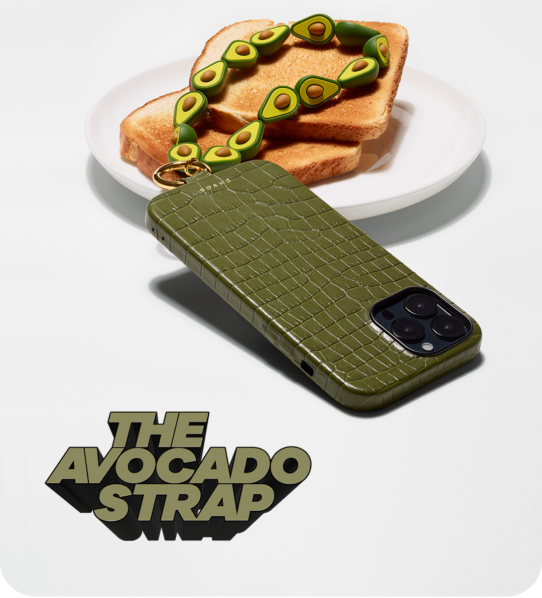 Chaos Fashion New In The Avocado Phone Strap Milled