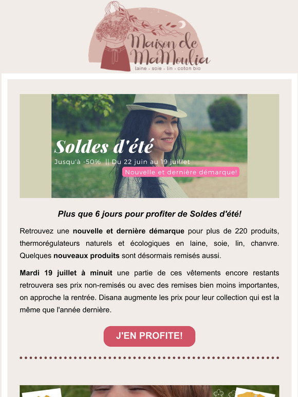 Soldes: dernière demarque || Arrivages ManyMonths "4 Saisons" || Cosilana