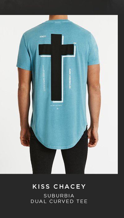 Suburbia Dual Curved T-Shirt Pigment Reef