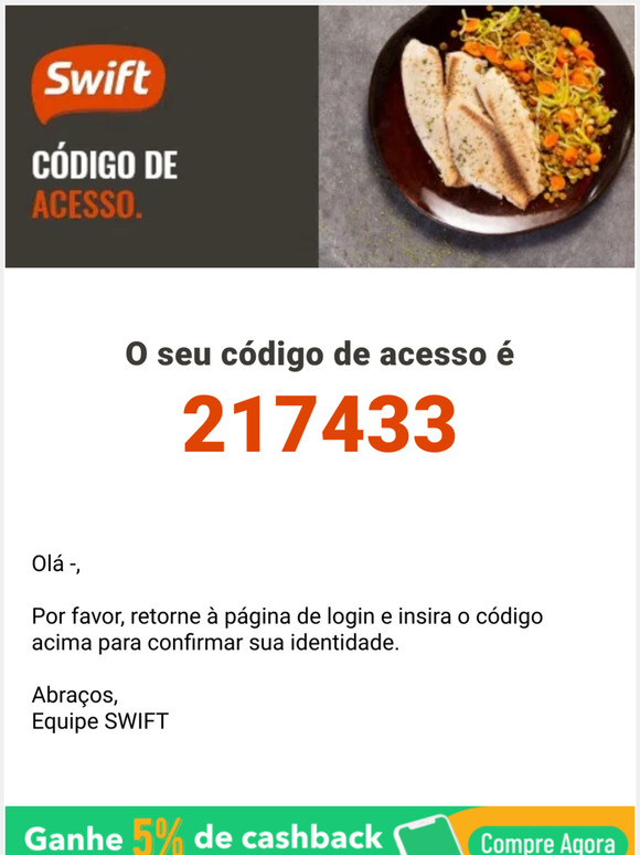 Sua chave de acesso é 217433