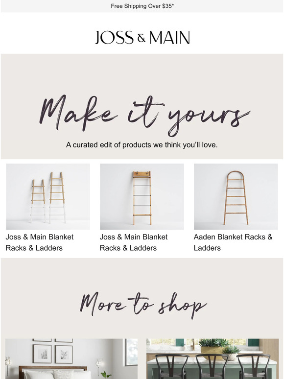 Joss & Main Email Newsletters Shop Sales, Discounts, and Coupon Codes