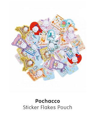 Pochacco Sticker Flakes Pouch