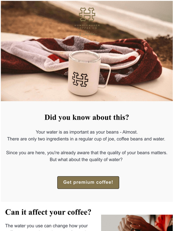 How Water Can Make Or Break Your Coffee