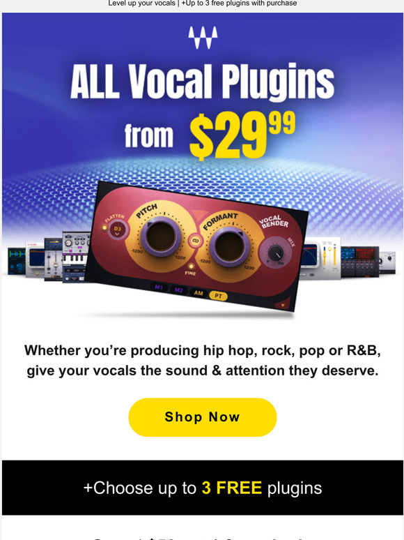 VOCAL Flash Sale 🎙 Ends Today