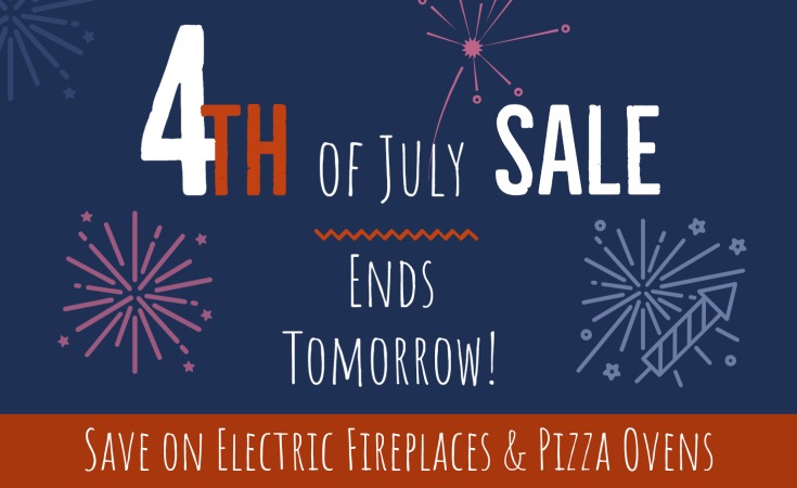 4th Of July Sale - Save Up to 15% on Select Electric Fireplaces
