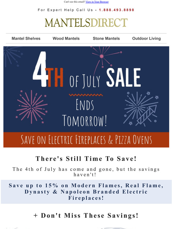4th of July Sale Ends Tomorrow!