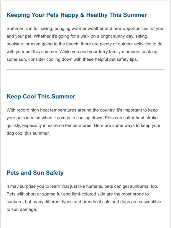 July Tips & Tricks From MetLife Pet Insurance