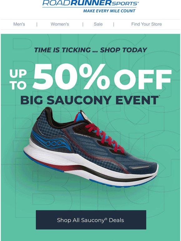 ❤️❤️❤️ Take 50% Off Saucony Shoes Just 'Cuz We Love You