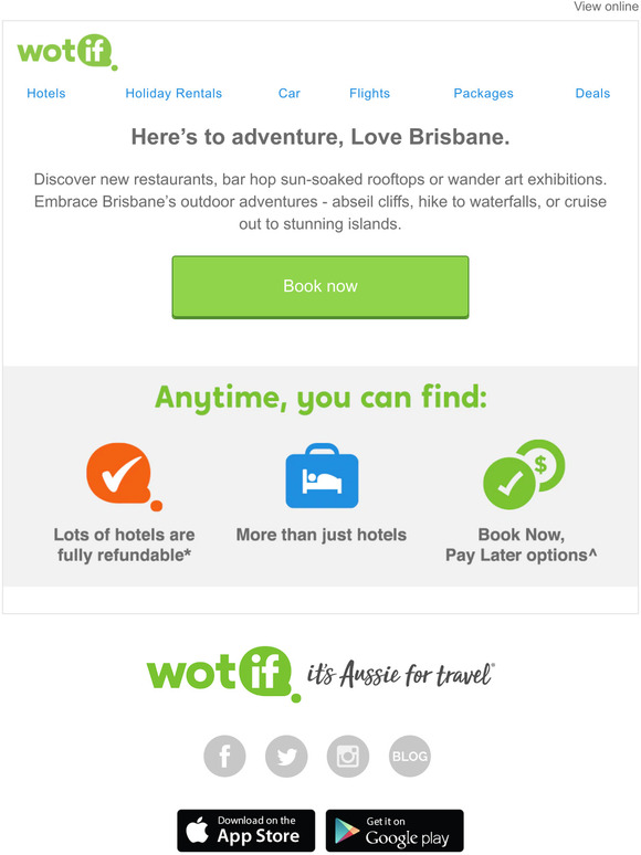 Book your Brisbane escape this winter