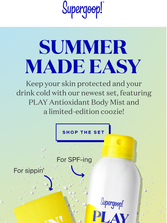 Supergoop Email Newsletters Shop Sales, Discounts, and Coupon Codes