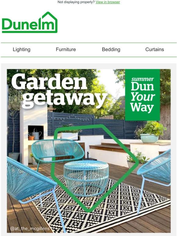 Dunelm That holiday feeling, no flights needed 🚫 Milled