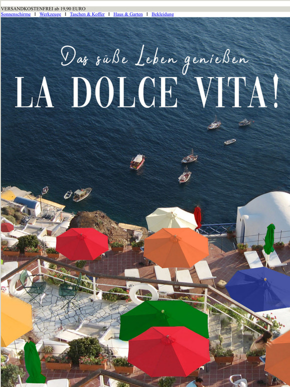 Italien Urlaub für Zuhause