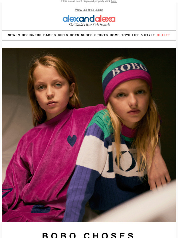 Alex and Alexa 보보쇼즈 AW22 컬렉션 Milled