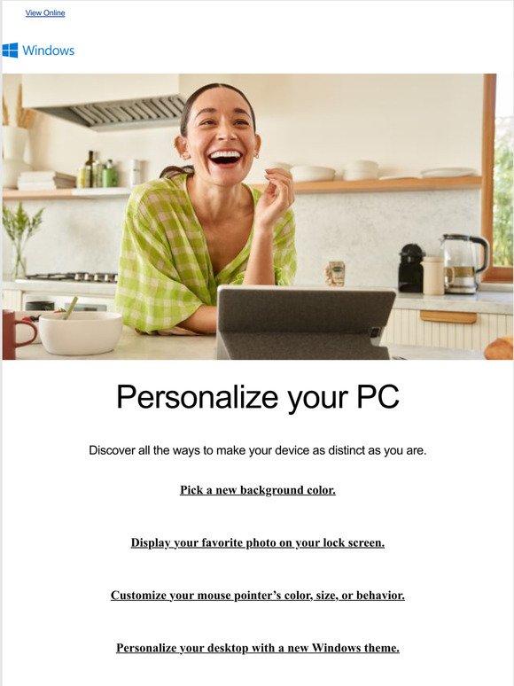 10+ tips to personalize your PC. Save on a new PC with early back-to-school deals.