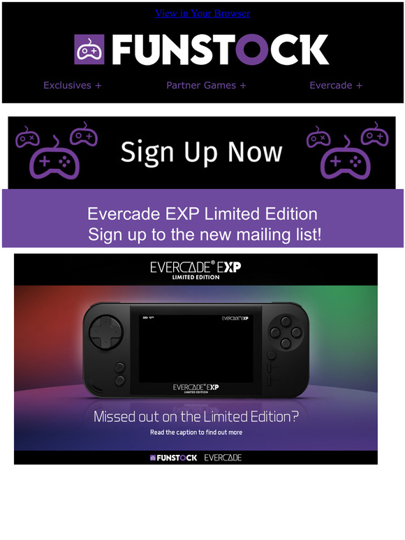 📣 Sign up for the Evercade EXP Mailing List!