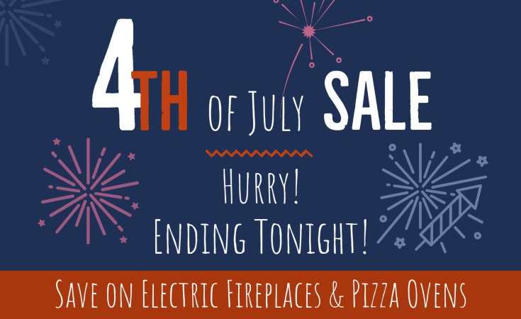 4th Of July Sale - Save Up to 15% on Select Electric Fireplaces