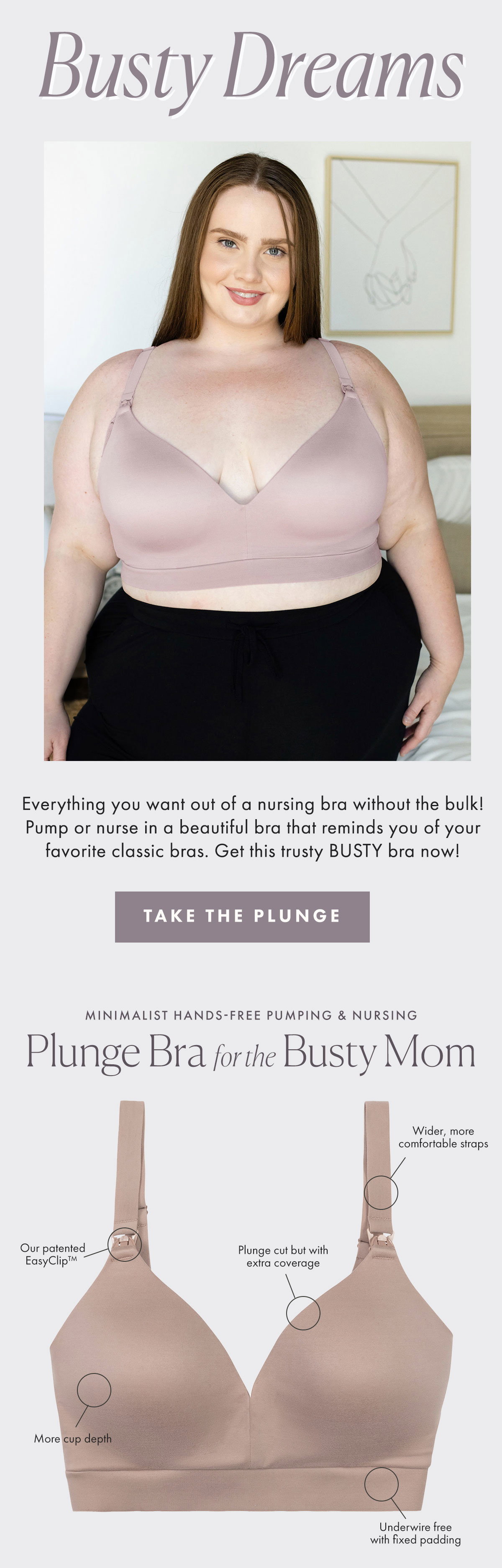 Kindred Bravely: Our Fan-Favorite T-shirt Bra, Now in Busty!