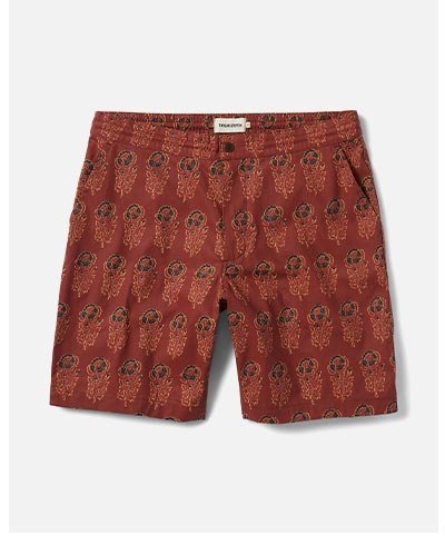 The Adventure Short in Rust Floral
