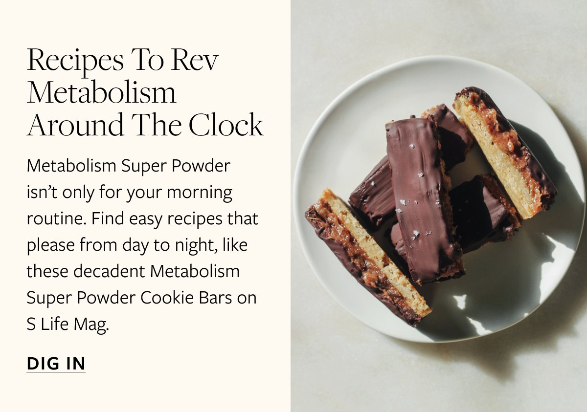 Recipes to Rev Metabolism Around The Clock