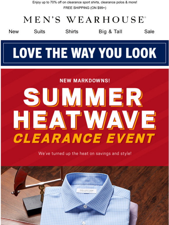 Summer Heatwave Clearance Event 