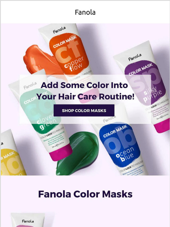 Change up your color with these temporary color masks! Colors starting at $4.99