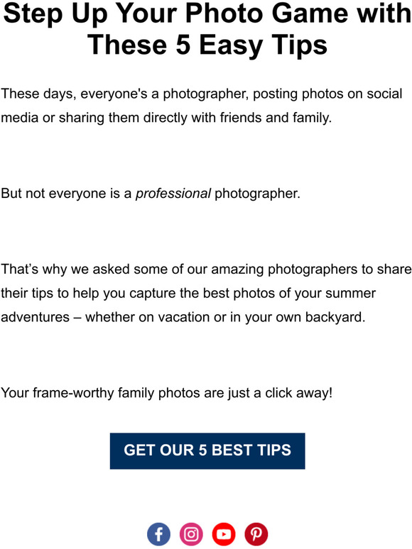 CHERRY HILL PROGRAMS 5 Tips for Capturing Summer Magic with Family