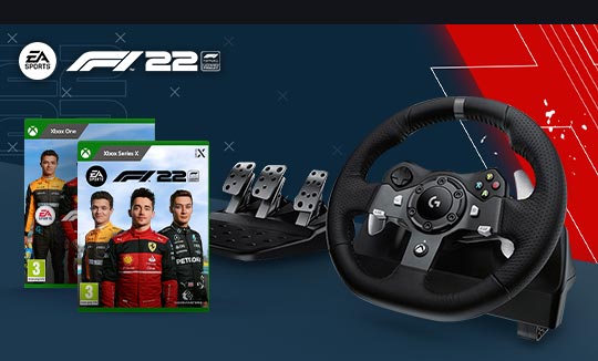 Logitech G920 Driving Force Racing Wheel & FREE F1 22 for Xbox