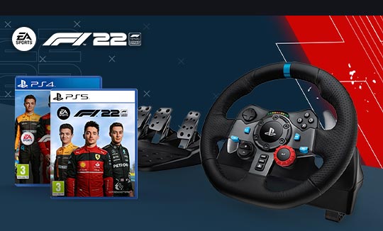 Logitech G29 Driving Force Racing Wheel & FREE F1 22 for PlayStation