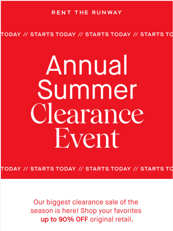 Rent the Runway Email Newsletters Shop Sales, Discounts, and Coupon Codes