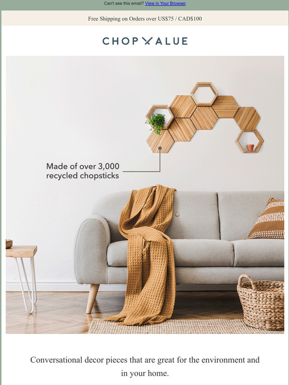 Style your home with plastic-free decor