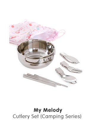 My Melody Cutlery Set Camping Series