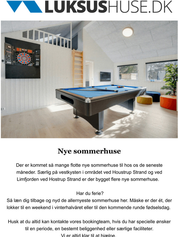 Se de nyeste sommerhuse ✨✨