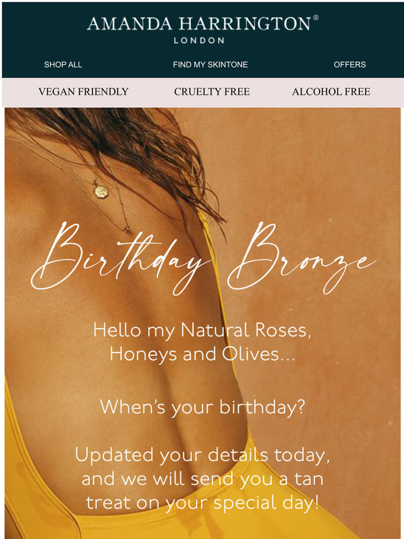 Tell Us Your Birthday...