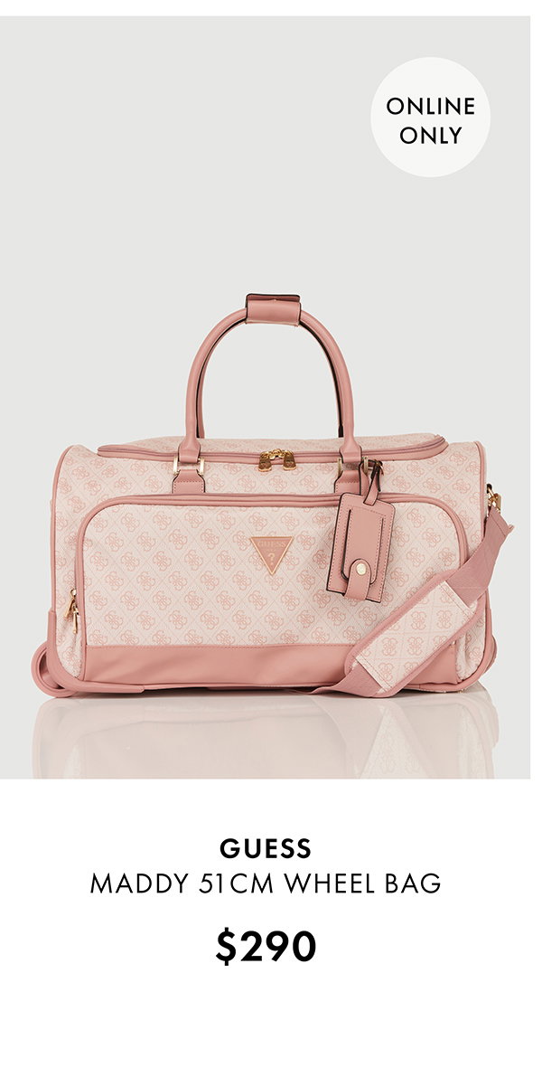 Strandbags New In Travel pieces from GUESS Milled