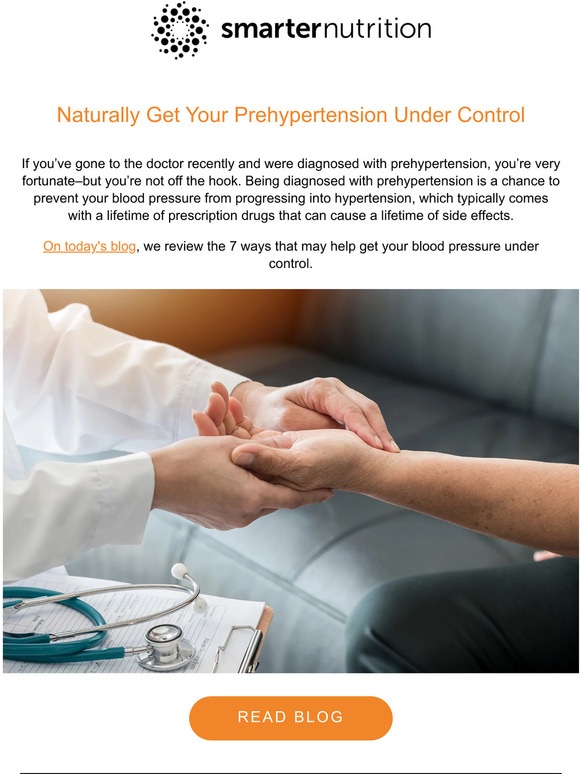 Smarter Nutrition Get Your Blood Pressure Under Control, Naturally