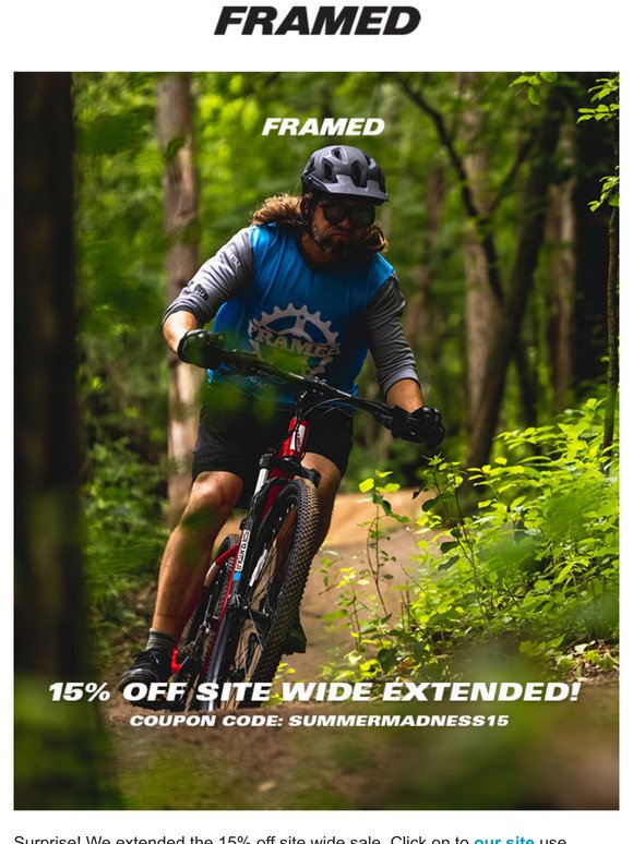 Framed | 15% off our entire site extended!