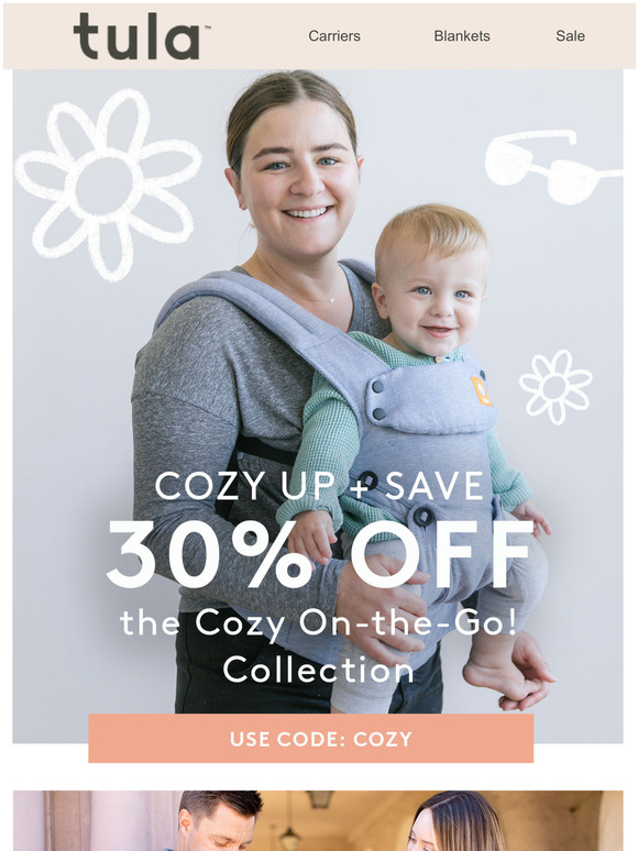 30% off Perfect Cozy Carriers