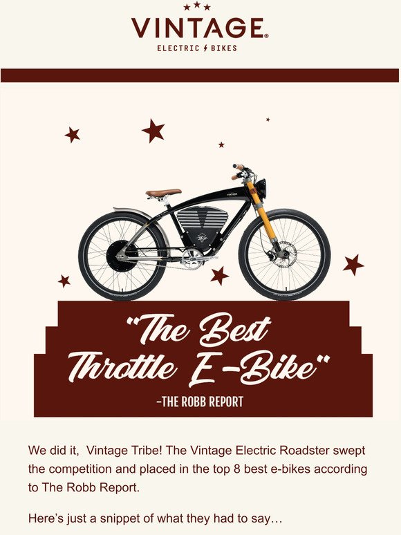 “The Best Throttle E-Bike on the Market”