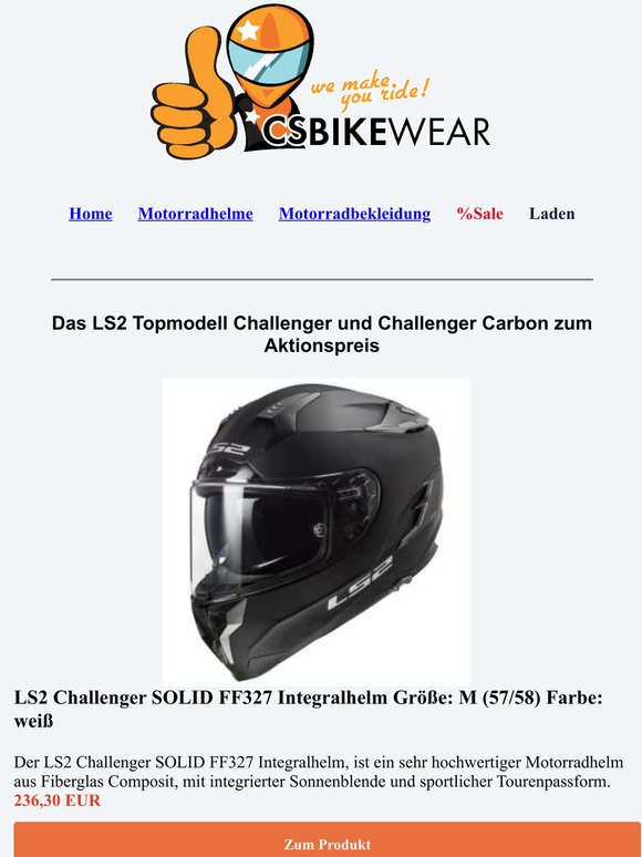 LS2 Challenger zum Aktionspreis