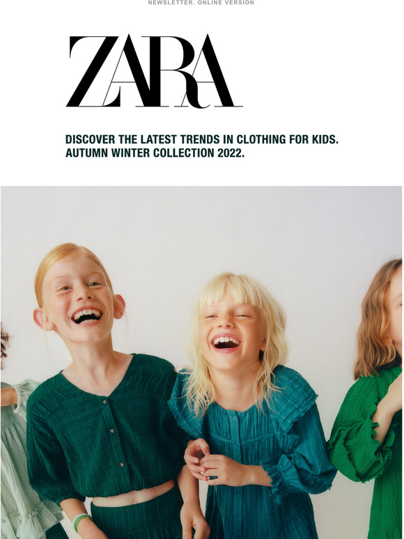 Zara USA Discover the New Collection zarakids Milled