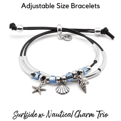 adjustable size bracelets collection
