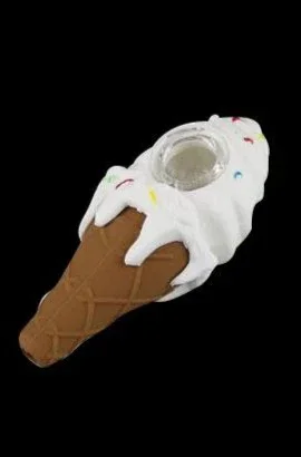 Image of Ice Cream Silicone Hand Pipe
