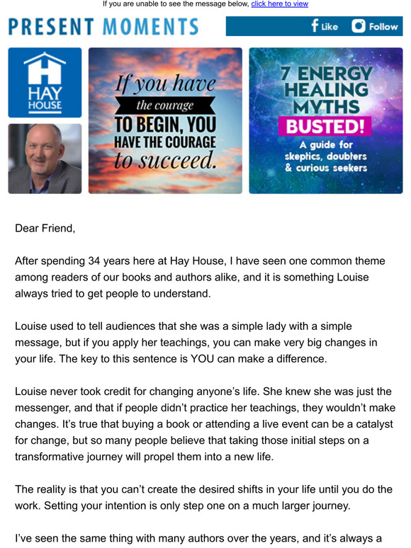 Hay House, Inc. Only YOU Can Create the Change You Seek Milled