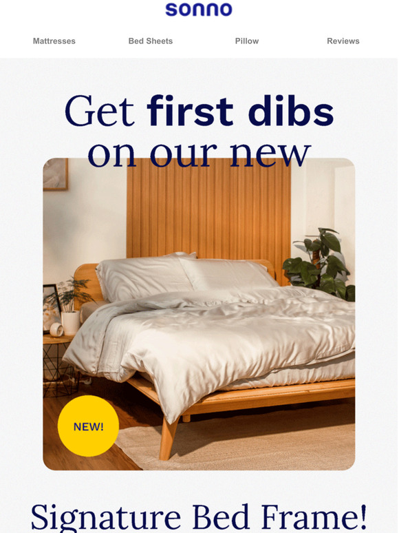 ✨ Shop our NEW Bed Frame before it launches! ✨