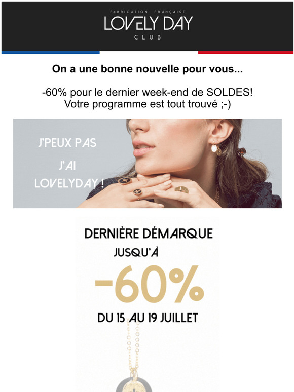 Une dernière démarque jusqu'à -60% !